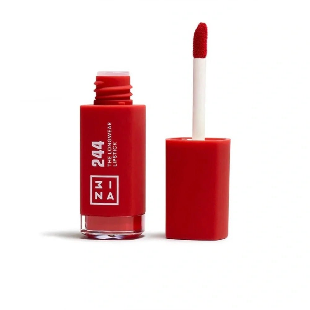 3INA The Longwear Lipstick #244 (Classic Red) NEW